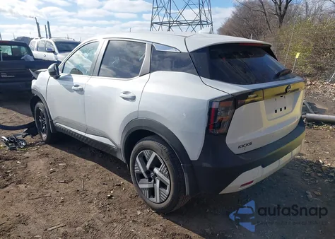 2025 Nissan Kicks Sv from USA, damaged, VIN 3N8AP6CA4SL303168